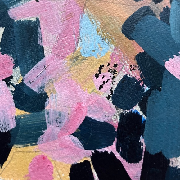 Hand Painted Abstract Art… Set of 4 - Picture 12 of 12